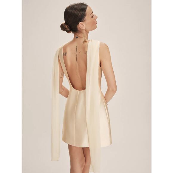 Reformation Ecru Dress Butter - Picture 6 of 13